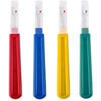 4pcs Afilados le quiten los Puntos de Herramientas de plástico Caja de Seguridad Mango Craft Cortador de Hilo de Costura…